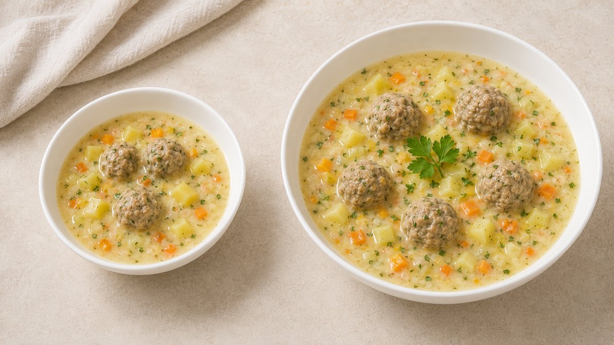 Ніжний суп з індичкою та овочами